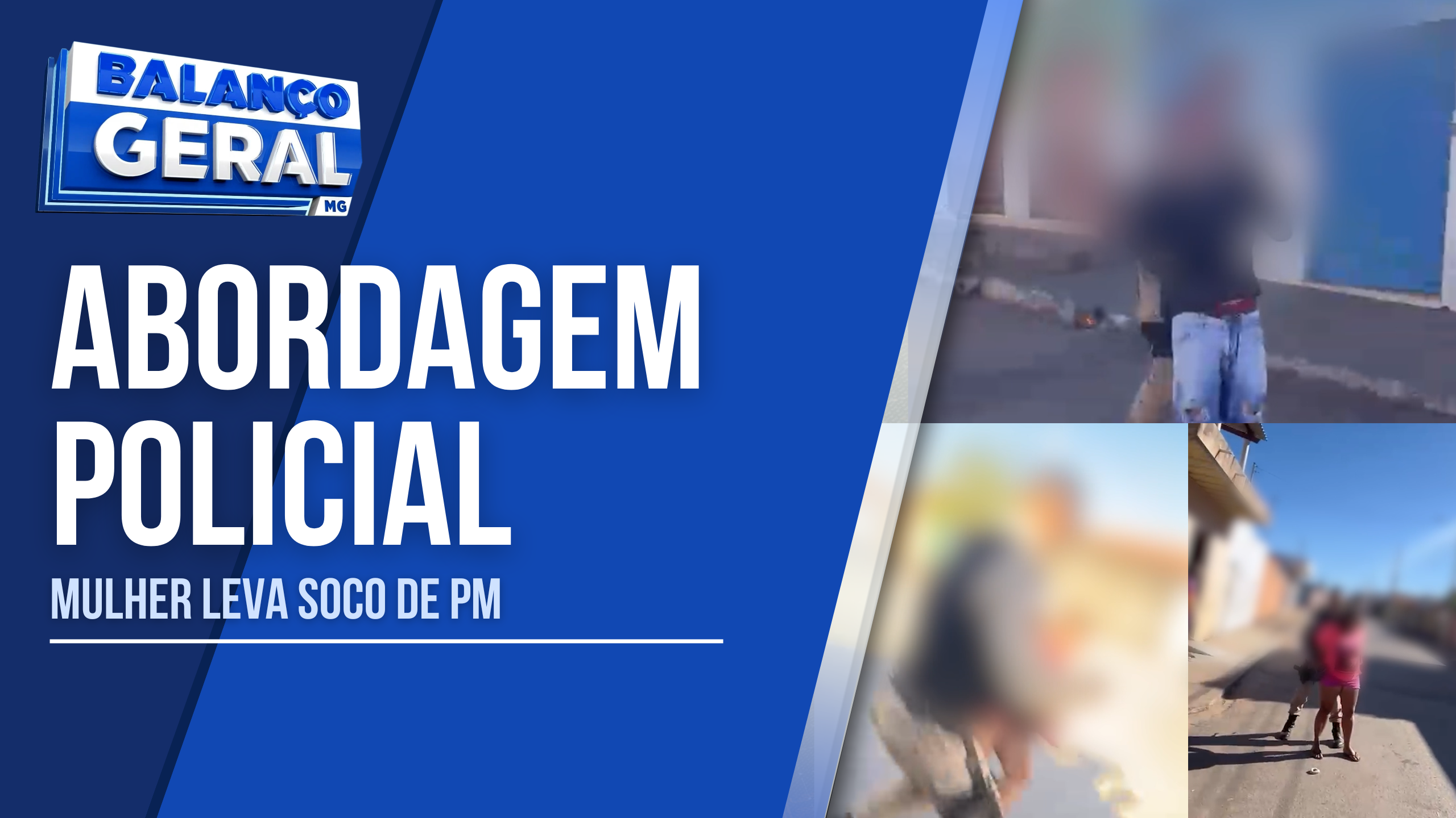 MULHER COM CRIANÇA NO COLO LEVA SOCO DE POLICIAL MILITAR DURANTE ABORDAGEM
