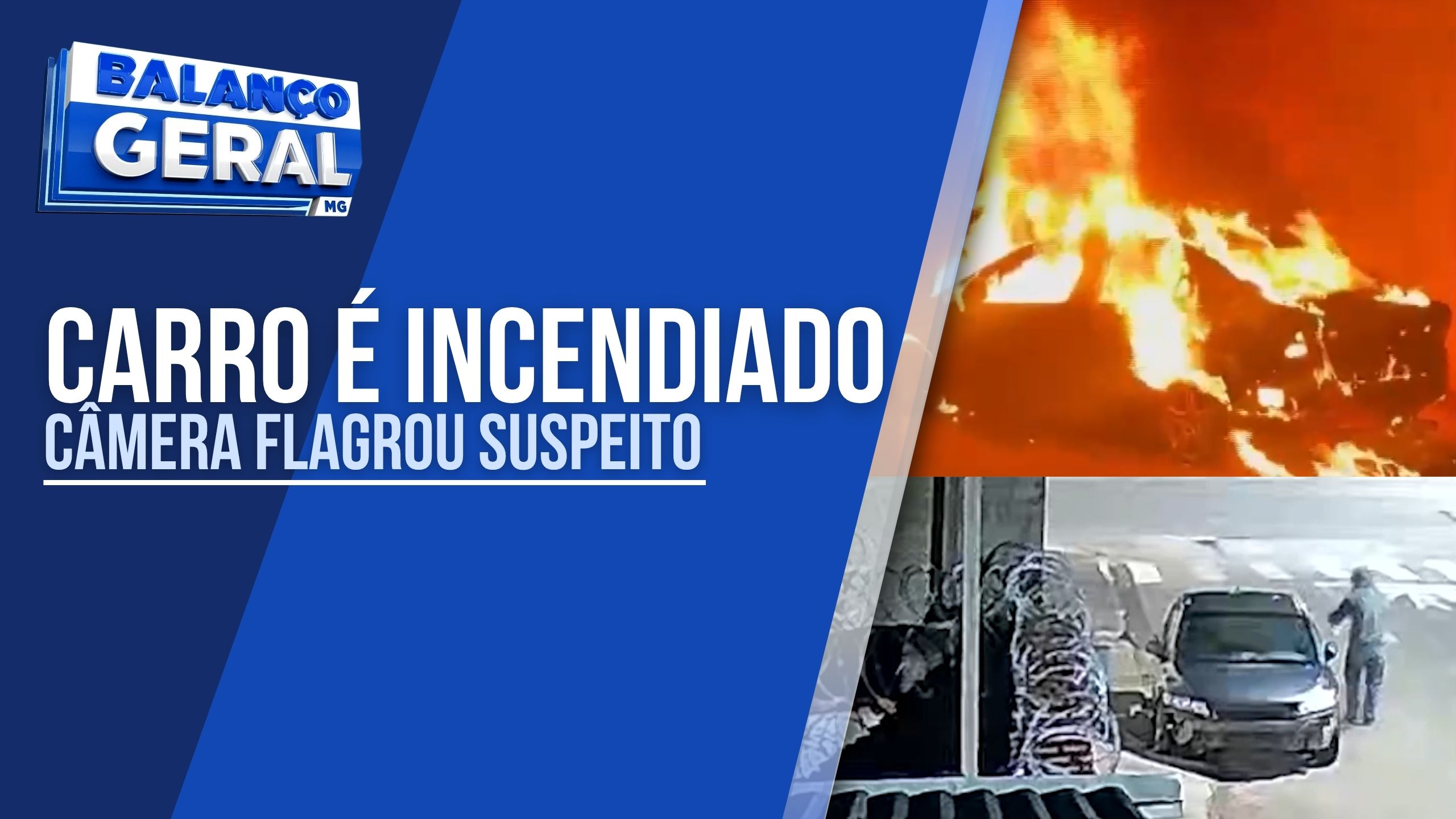 INCÊNDIO FOI CRIMINOSO: CÂMERAS REGISTRAM MOMENTO EM QUE HOMEM COLOCA FOGO EM CARRO NA CIDADE DE CAMPOS GERAIS