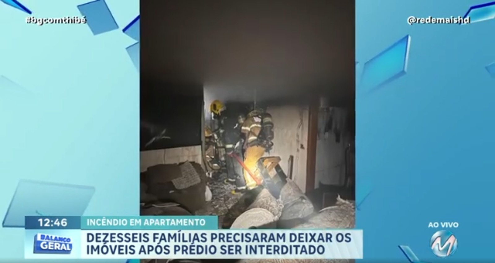 DEZESSEIS FAMÍLIAS FICAM DESALOJADAS APÓS INCÊNDIO EM VARGINHA