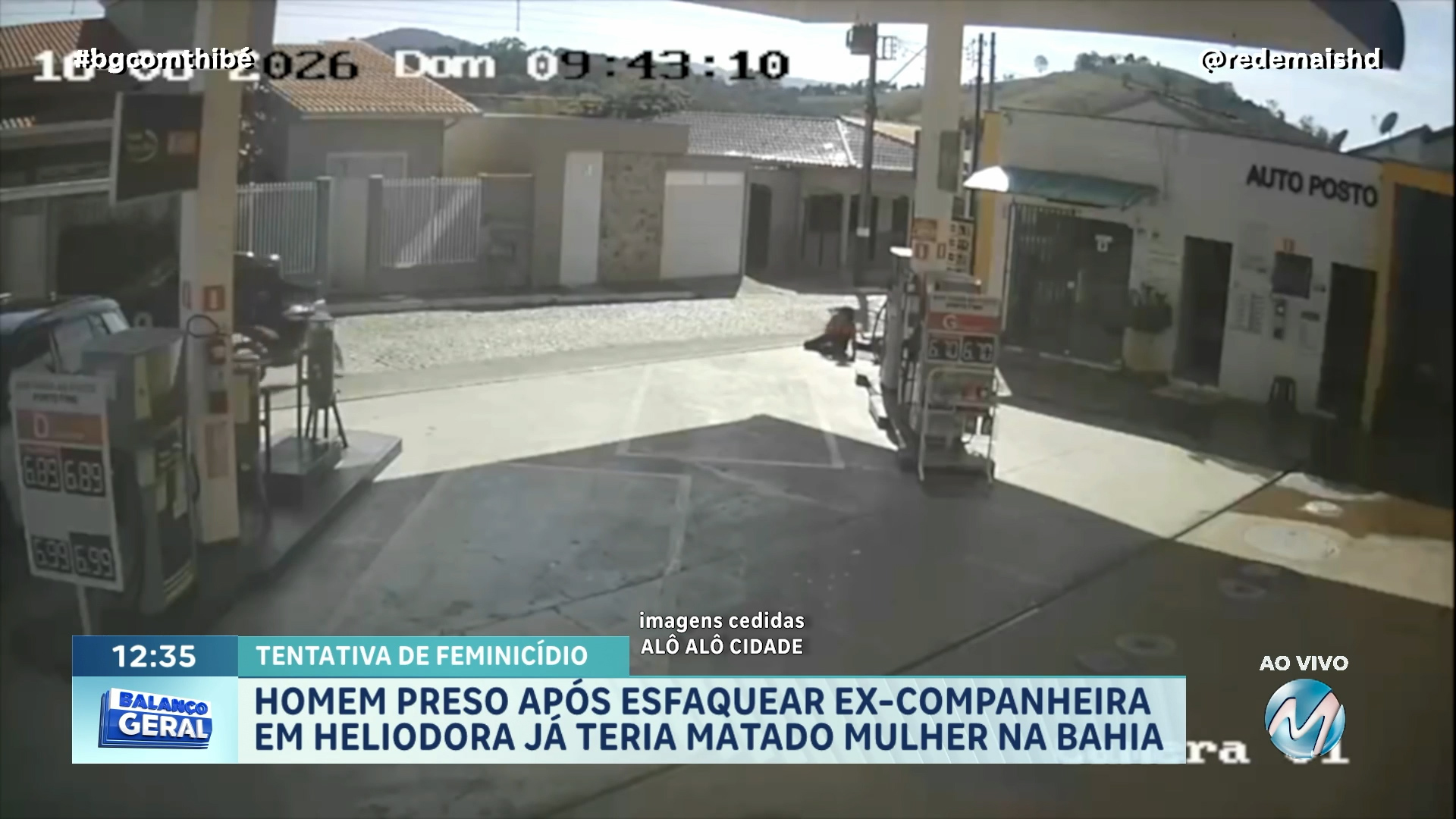HOMEM É PRESO EM FLAGRANTE APÓS TENTAR MATAR EX-COMPANHEIRA A FACADAS EM HELIODORA