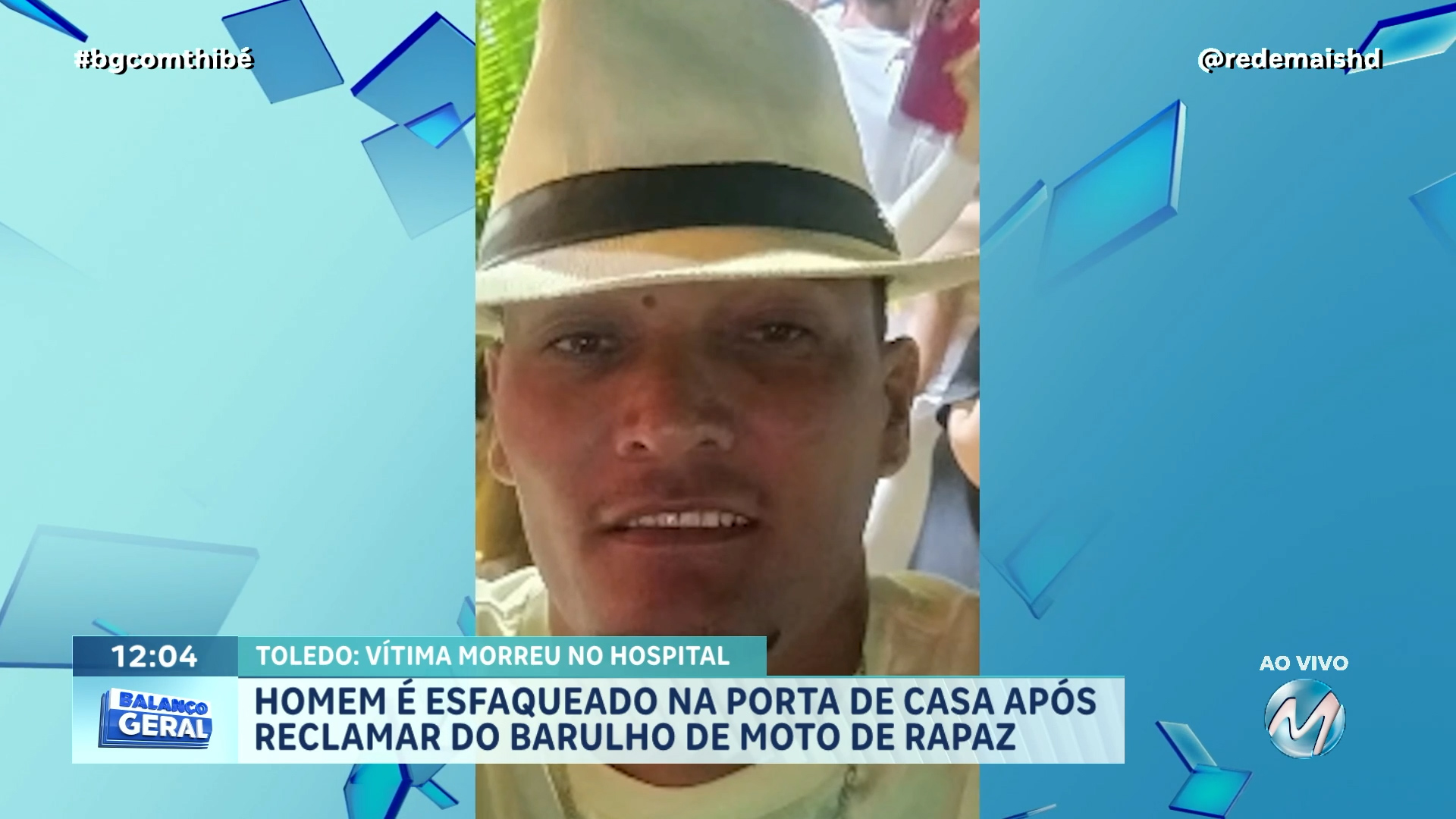 MORRE HOMEM QUE FOI ESFAQUEADO NA PORTA DE CASA APÓS RECLAMAR DE BARULHO DE MOTO EM TOLEDO