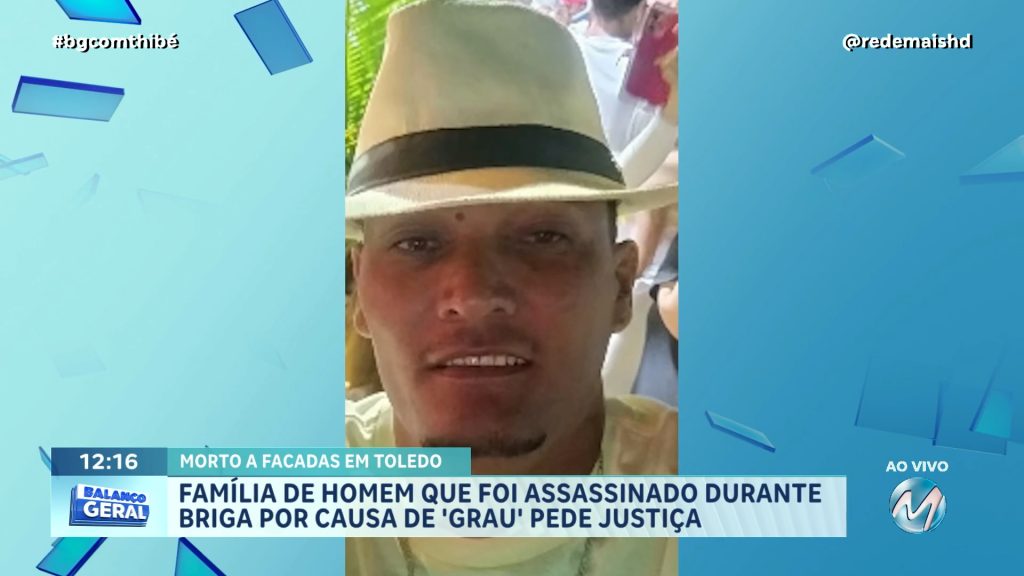 CASO CÂNDIDO: FAMÍLIA PEDE JUSTIÇA APÓS HOMEM MORRER DURANTE BRIGA EM TOLEDO