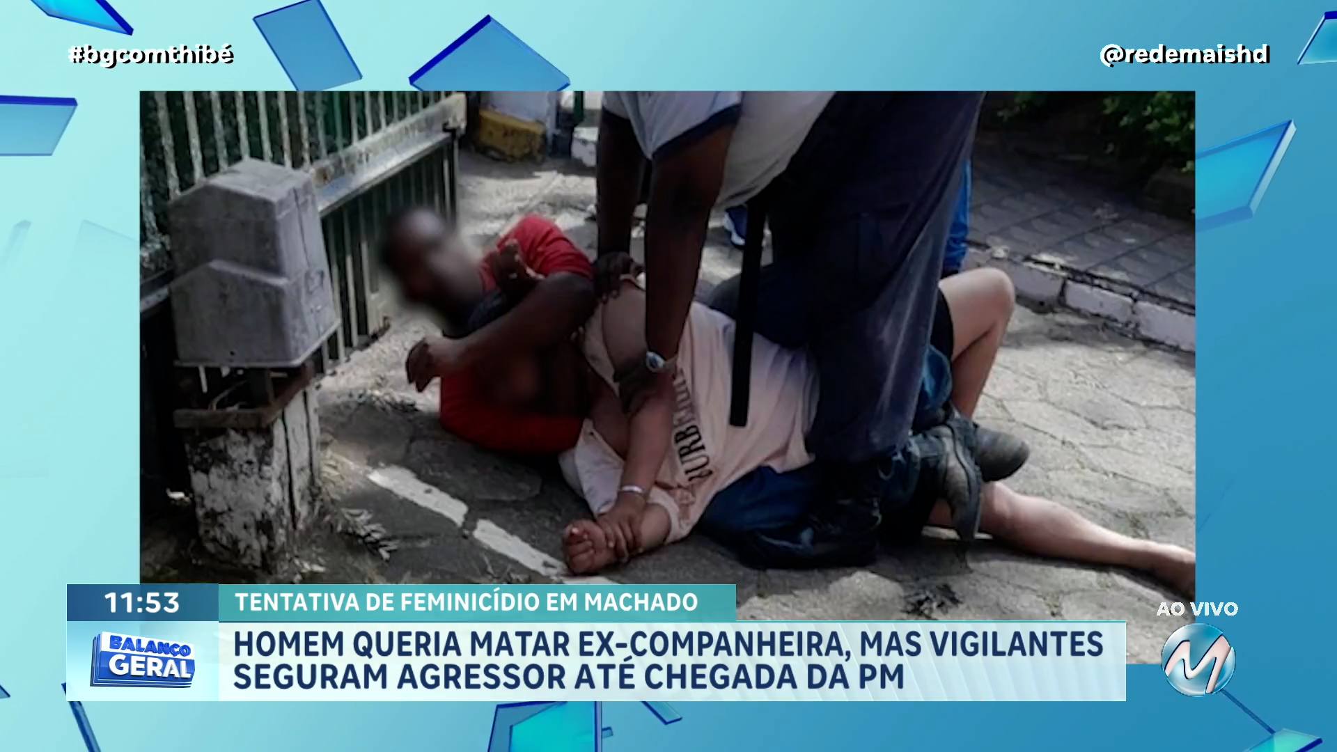 TENTATIVA DE FEMINICÍDIO É EVITADA POR VIGILANTE EM PÁTIO DA PREFEITURA DE MACHADO
