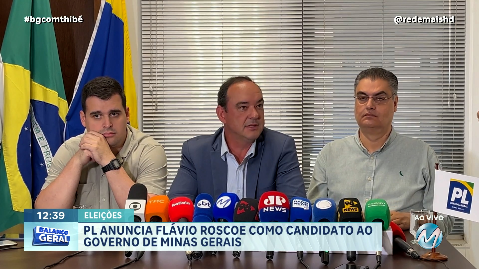 PL ANUNCIA FLÁVIO ROSCOE COMO CANDIDATO AO GOVERNO DE MINAS GERAIS