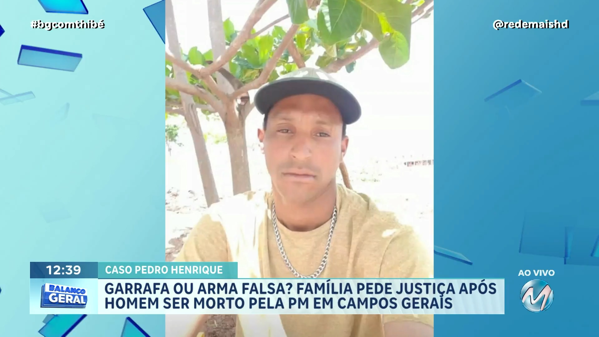 FAMÍLIA CONTESTA PM: HOMEM MORTO EM CAMPOS GERAIS ESTARIA COM GARRAFA DE PINGA, NÃO SIMULACRO