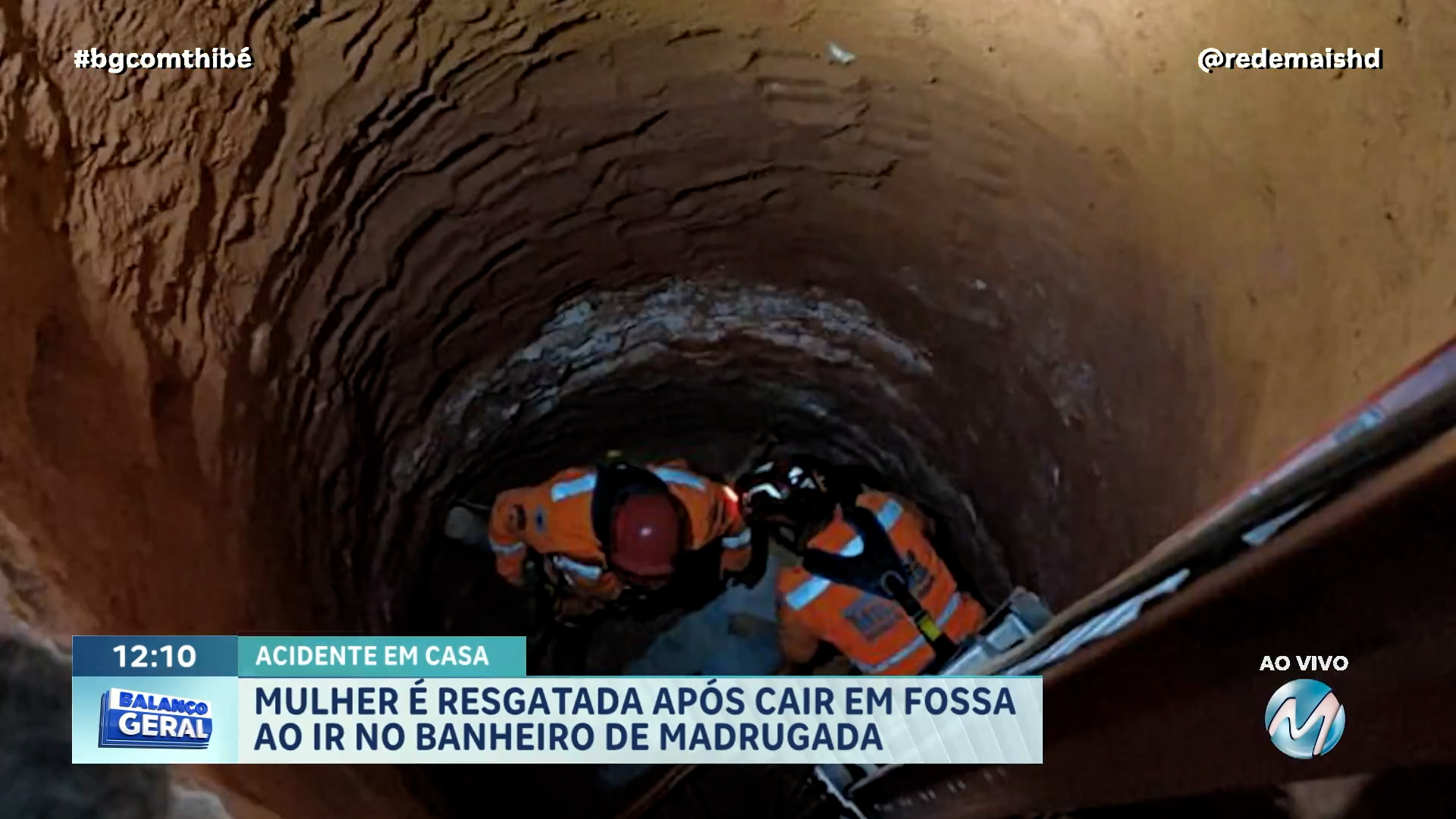 MULHER É RESGATADA APÓS CAIR EM FOSSA DE OITO METROS DE PROFUNDIDADE EM MAR DE ESPANHA