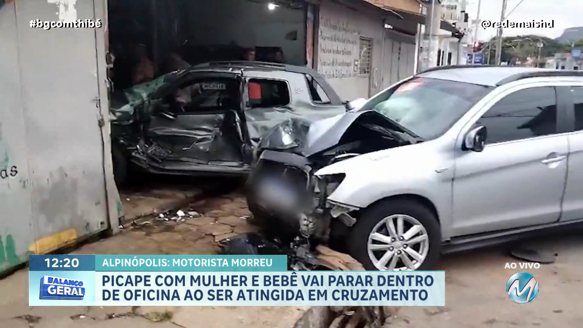 BEBÊ SOBREVIVE: MULHER MORRE EM ACIDENTE NO CENTRO DE ALPINÓPOLIS