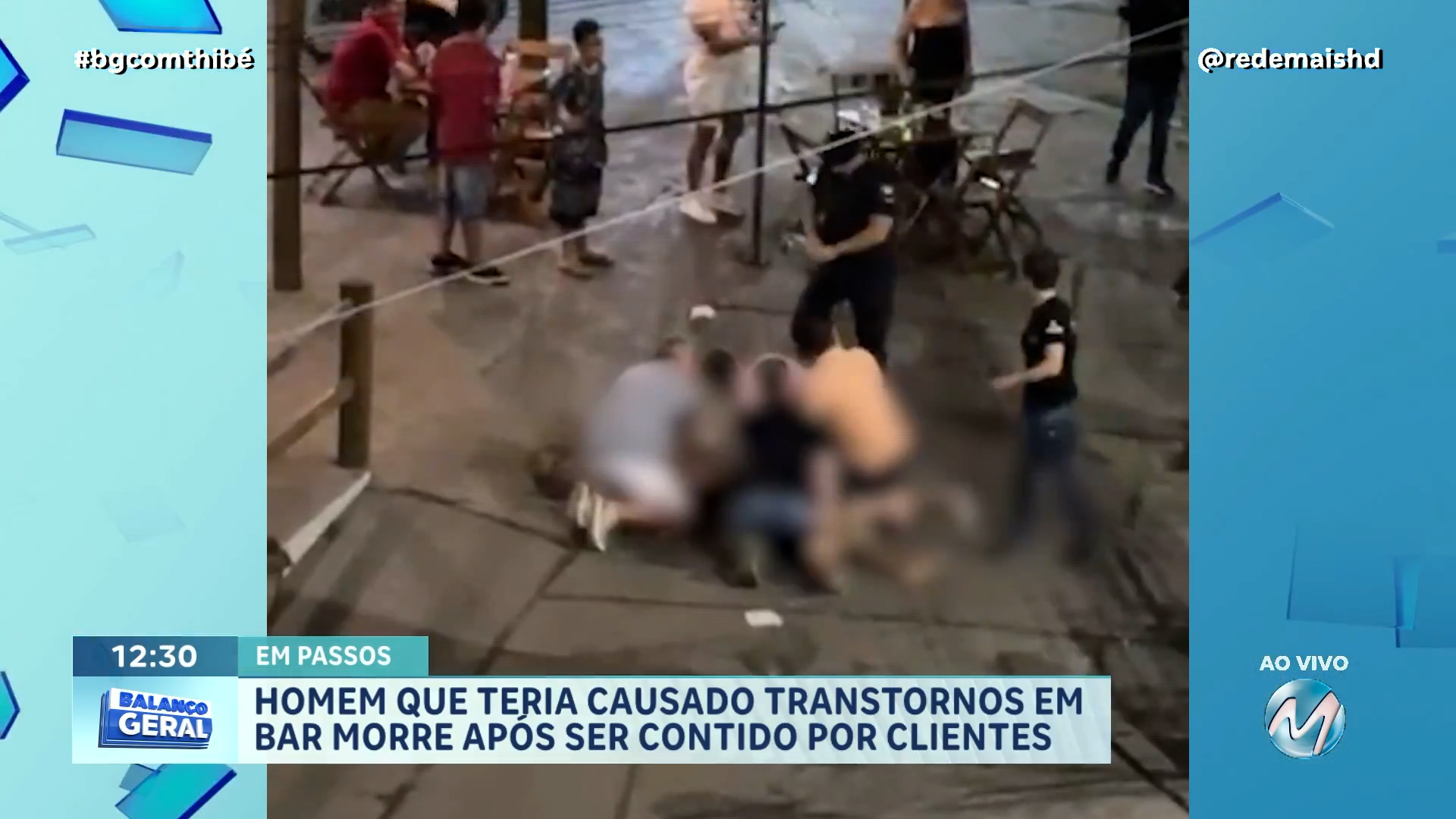 DESCONTROLADO: HOMEM MORRE APÓS SURTAR EM BAR DE PASSOS