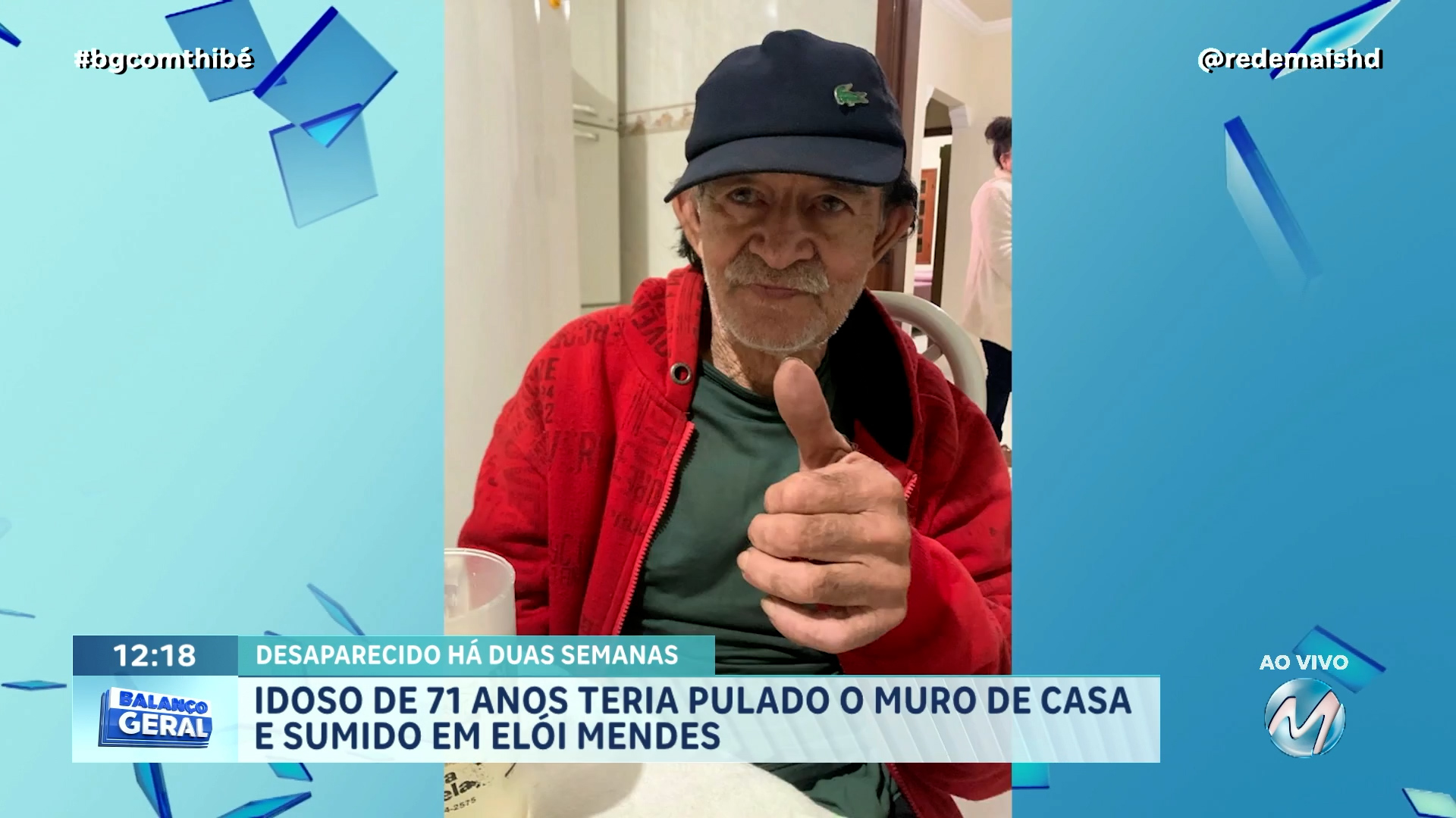 VOCÊ VIU SEU JOAQUIM? FAMÍLIA PEDE AJUDA PARA ENCONTRAR IDOSO DE 71 ANOS DESAPARECIDO EM ELÓI MENDES