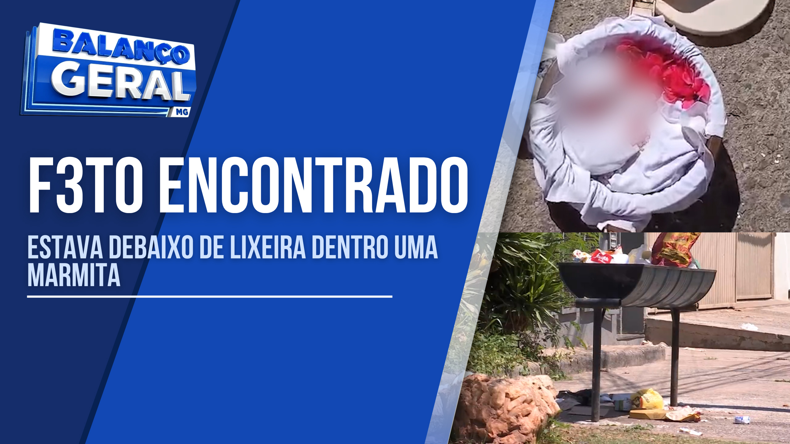 FETO É ENCONTRADO DENTRO DE MARMITA COM CRUCIFIXO E BILHETE EM MONTES CLAROS