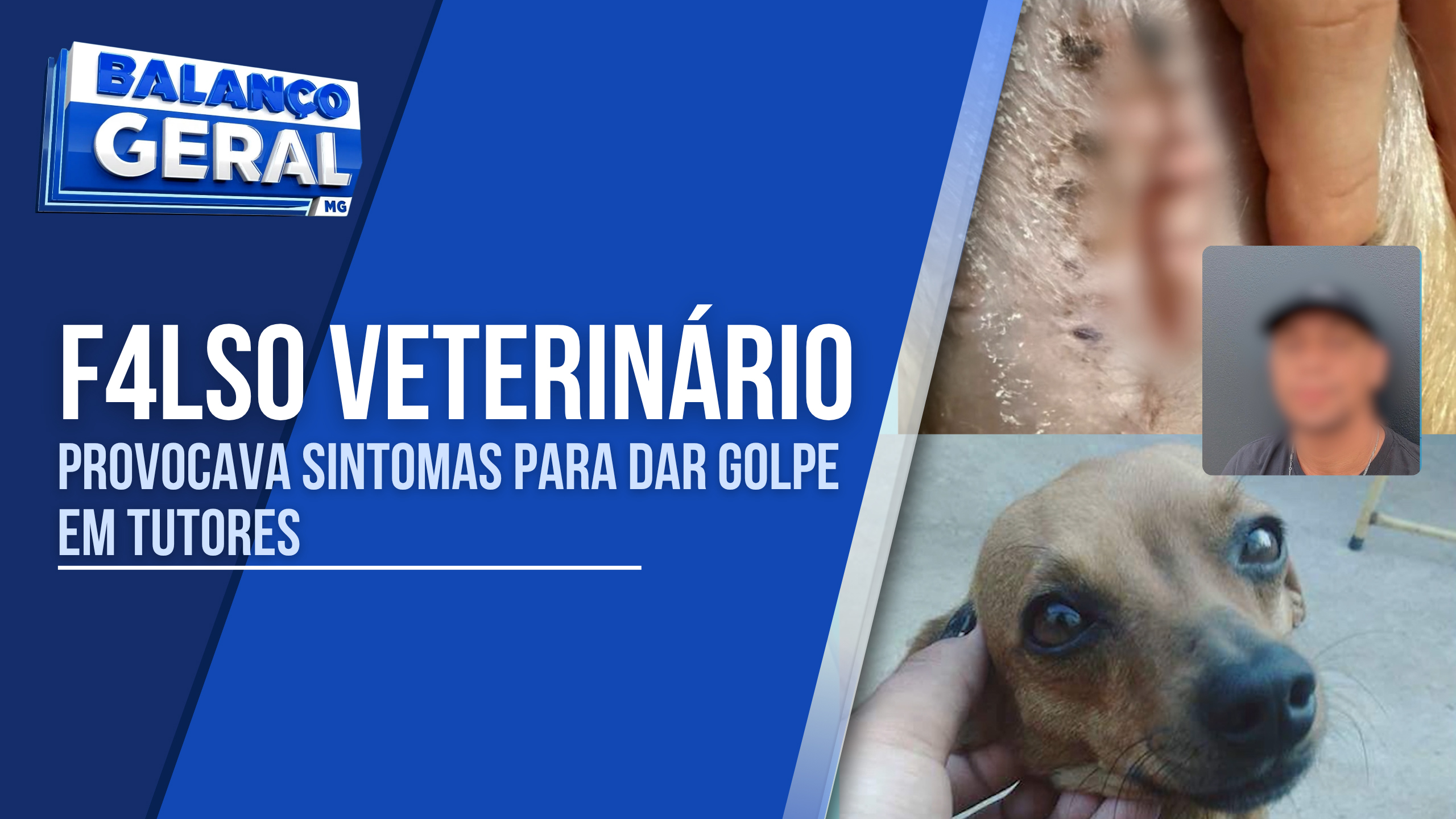 HOMEM É PRESO SUSPEITO DE MALTRATAR ANIMAIS PARA COBRAR POR FALSOS TRATAMENTOS