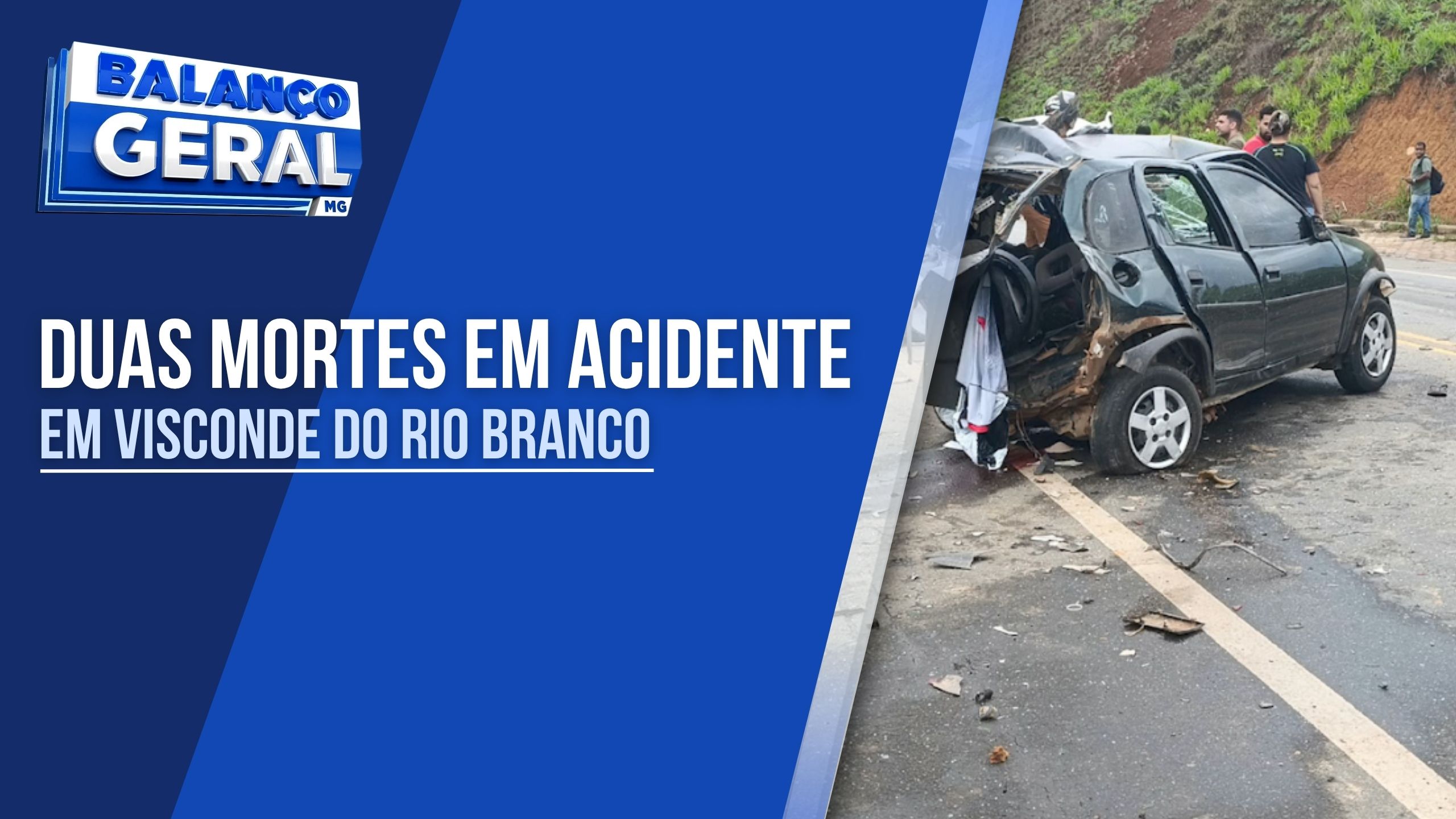 ACIDENTE GRAVE DEIXA DOIS MORTOS EM VISCONDE DO RIO BRANCO NA ZONA DA MATA